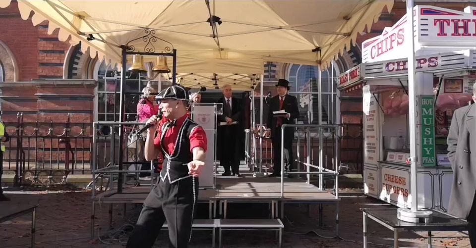 The opening ceremony of the 769th Ilkeston Charter Fair.