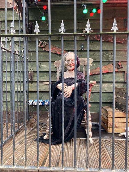 Welcome to Ilkeston Fair and welcome to Spooky Towers Haunted House…