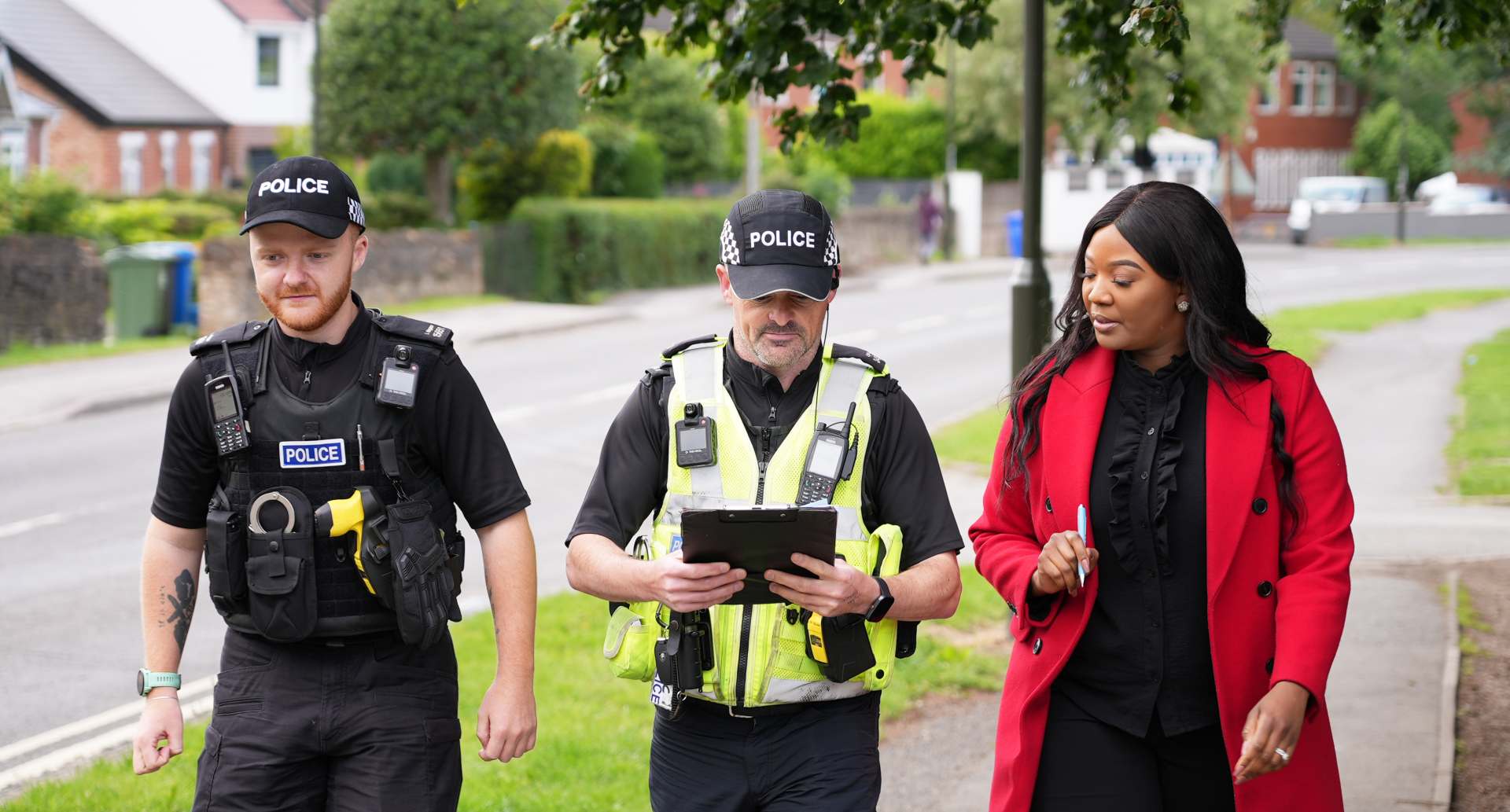 3034-Nicolle Ndiweni-Roberts out with local officers